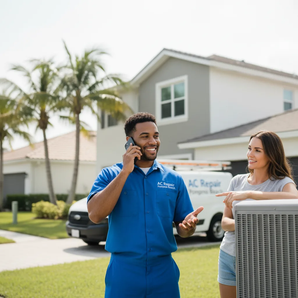 AC Repair Pompano Beach customer support in Forestville